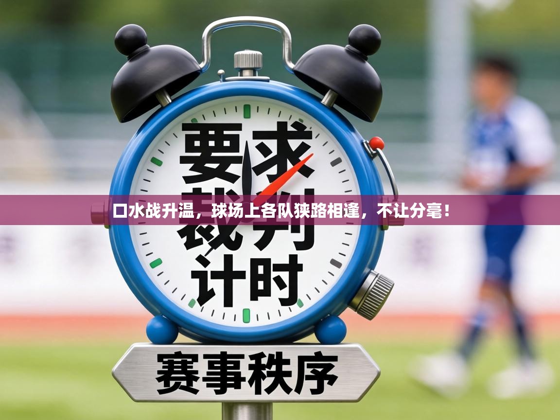 口水战升温，球场上各队狭路相逢，不让分毫！